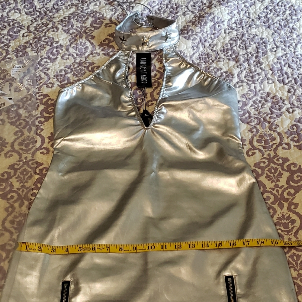 Stellar star choker mini dress